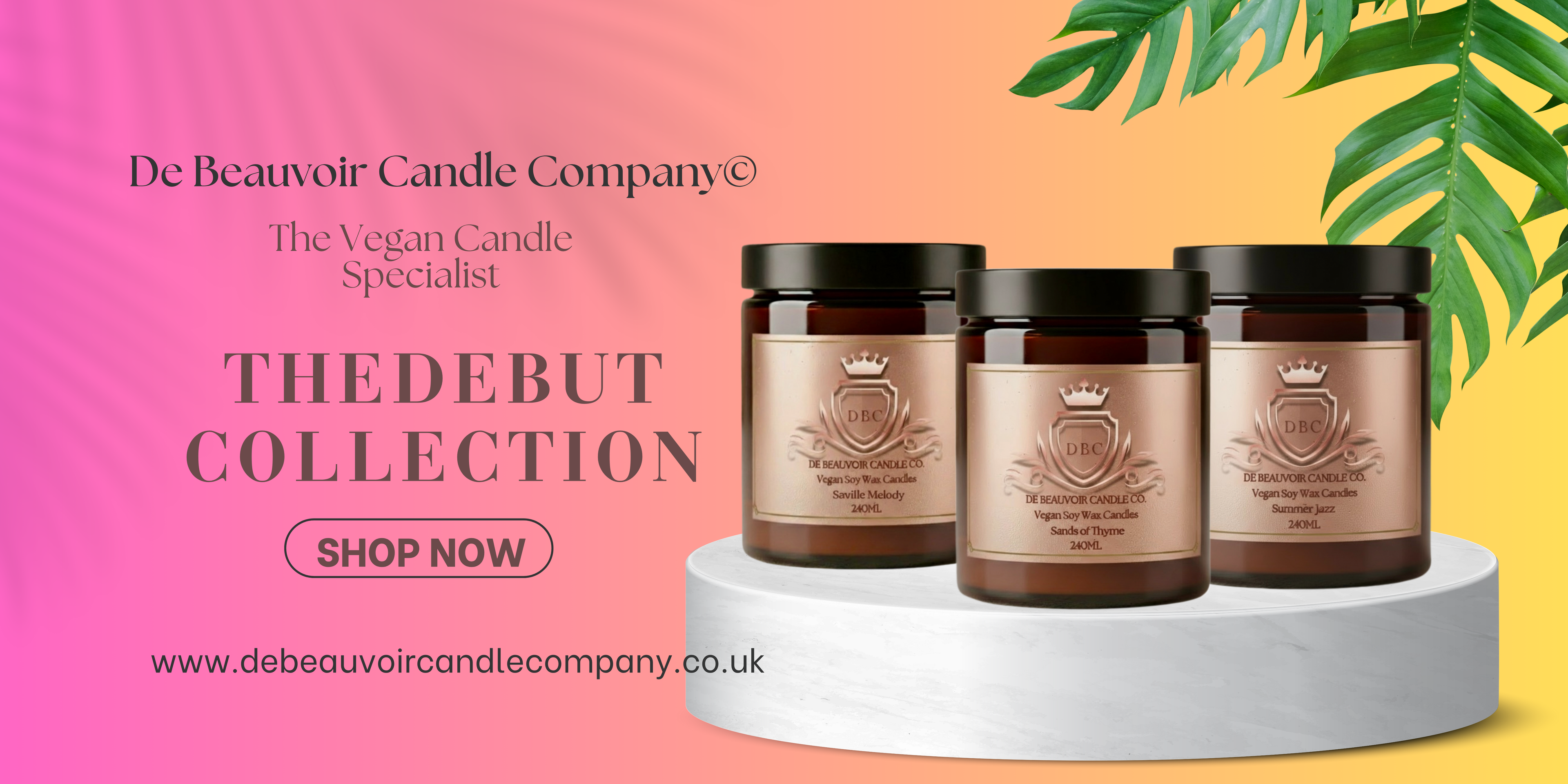 De Beauvoir Candle Company Debut Collection Image