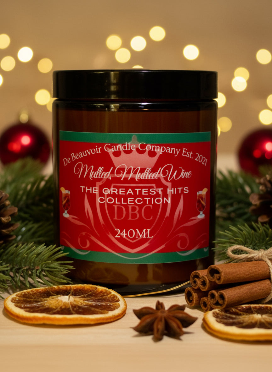 Mulled Mulled Wine Vegan Soy Wax Candle by De Beauvoir Candle Company