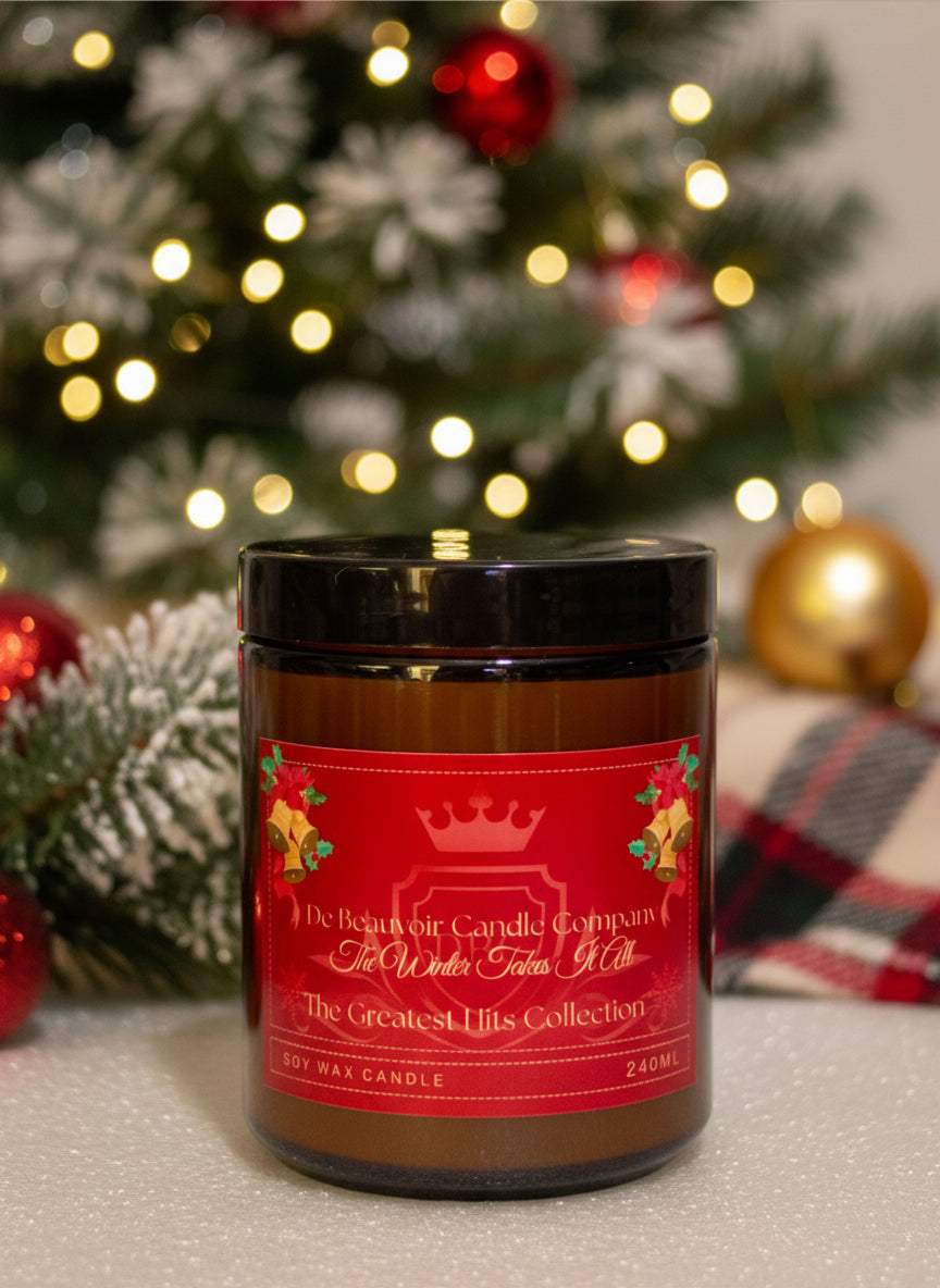 The Winter Takes It All vegan soy wax candle by De Beauvoir Candle Company